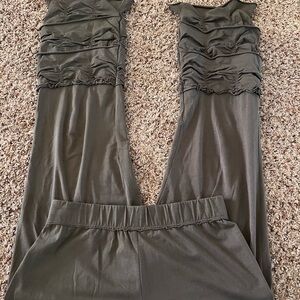 Dark green Women's pants